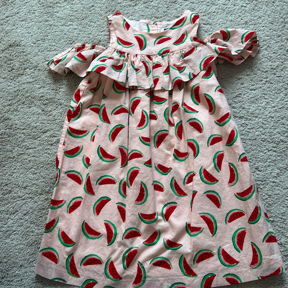 5T janie and jack watermelon dress
